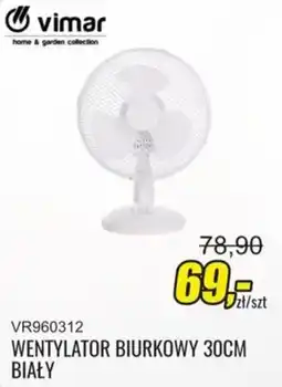 Unimet WENTYLATOR BIURKOWY 30CM BIAŁY oferta
