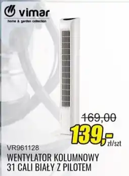 Unimet WENTYLATOR KOLUMNOWY 31 CALI BIAŁY Z PILOTEM oferta