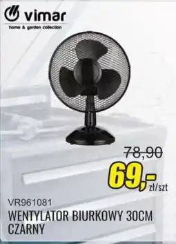 Unimet WENTYLATOR BIURKOWY 30CM CZARNY oferta