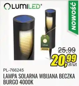 Unimet Lampa Solarna Wbijana Beczka Burgo 4000K oferta