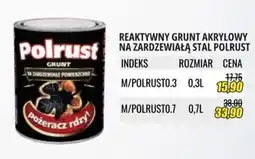 Unimet Reaktywny grunt akrylowy na zardzewiałą stal Polrust oferta