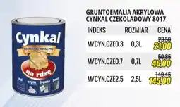 Unimet Gruntoemalia Akrylowa Cynkal Czekoladowy 8017 oferta