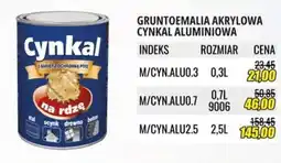 Unimet Gruntoemalia Akrylowa Cynkal Aluminiowa oferta