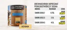 Unimet DREWNO CHRON IMPREGNAT EXTRA POWŁOKOTWÓRCZY SOSNA oferta