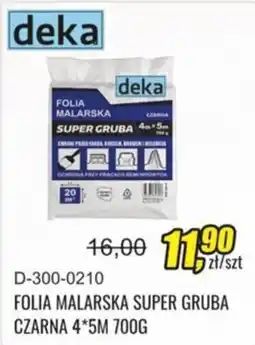Unimet Folia Malarska Super Gruba Czarna oferta