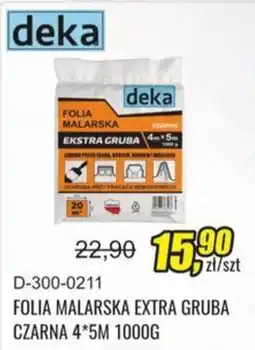 Unimet Folia Malarska Extra Gruba Czarna oferta