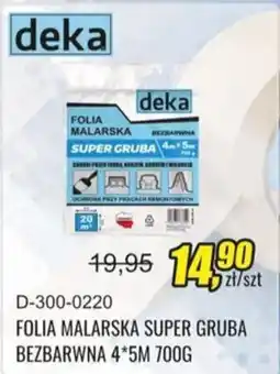 Unimet Folia Malarska Super Gruba Bezbarna oferta