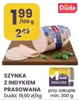 Stokrotka Szynka z indykiem prasowana Duda oferta