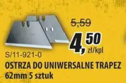 Unimet Ostrza do uniwersalne trapez oferta