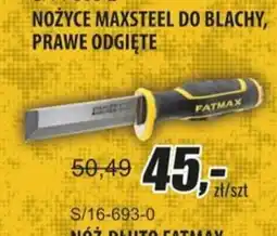 Unimet Nożyce Maxsteel do blachy, prawe odgięte oferta