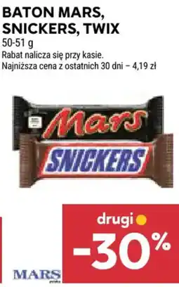 Stokrotka Baton Mars, Snickers, Twix oferta