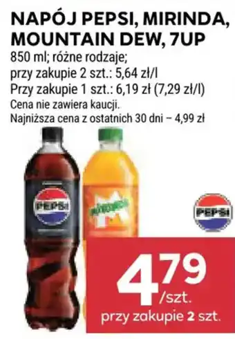 Stokrotka Napój Pepsi, Mirinda, Mountain Dew oferta