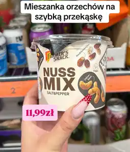 Biedronka Farmer's Snack Nuss Mix Salt&Pepper oferta