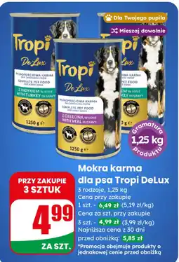 Dino Mokra karma dla psa Tropi DeLux oferta