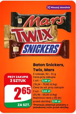 Dino Baton Snickers, Twix, Mars oferta