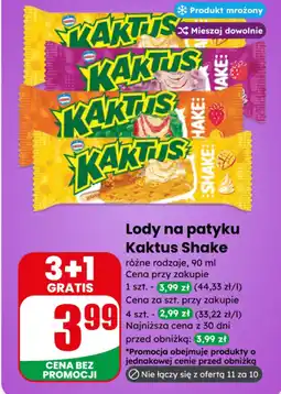 Dino Lody na patyku Kaktus Shake oferta