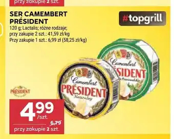 Stokrotka Ser camembert naturalny Président oferta