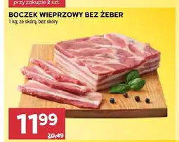 Stokrotka Boczek wieprzowy bez żeber ze skórą oferta