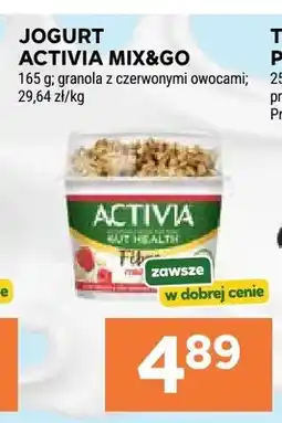 Stokrotka Jogurt Activia Mix&Go z granolą i czerwonymi owocami oferta