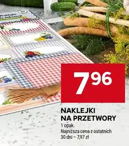 Stokrotka Naklejki na przetwory oferta
