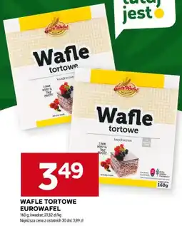 Stokrotka Wafle tortowe kwadratowe bez dodatku cukru Euro Wafel oferta