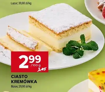 Stokrotka Ciasto Kremówka Bizon oferta