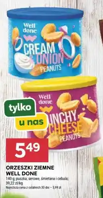 Stokrotka Orzeszki ziemne Well Done śmietana i cebula oferta