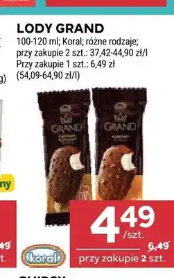 Stokrotka Lody Grand Koral oferta