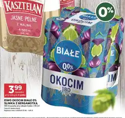 Stokrotka Piwo bezalkoholowe Okocim Białe Śliwka z Bergamotką 4-pak oferta