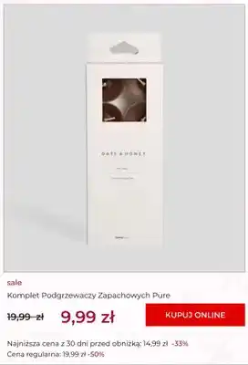 Komplet podgrzewaczy zapachowych Pure Oats & Honey home&you