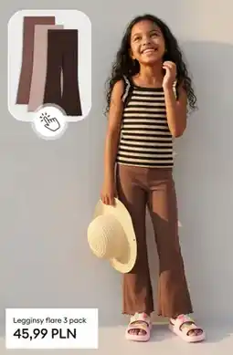 Sinsay Legginsy dziecięce flare 3-pak oferta