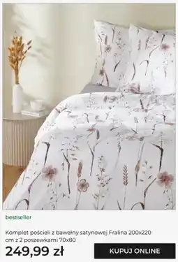 Home&You Komplet pościeli z bawełny satynowej Fralina home&you oferta