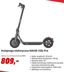 Media Markt Hulajnoga elektryczna NAVEE V25i Pro oferta
