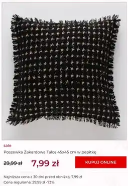 Home&You Poszewka żakardowa home&you Talos 45x45 cm w pepitkę oferta