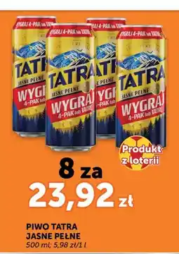 ABC Piwo Tatra Jasne Pełne 8-pak oferta