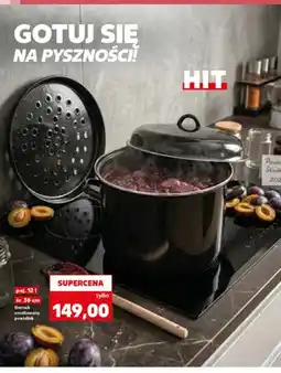 Kaufland Garnek emaliowany powidlak 12 l śr. 30 cm oferta