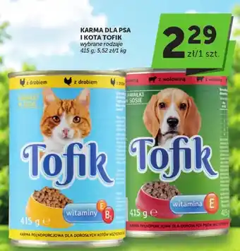 Karma dla kota z drobiem Tofik