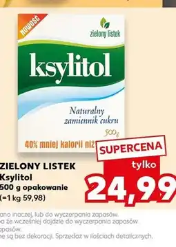Kaufland Ksylitol Zielony Listek oferta