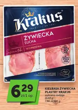 ABC Kiełbasa Żywiecka sucha plastry Krakus oferta
