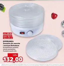 Kaufland Suszarka do owoców i warzyw Esperanza Delicatese oferta
