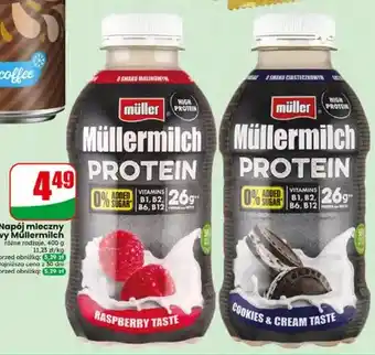 Dino Napój mleczny proteinowy Müllermilch Cookies & Cream Taste oferta
