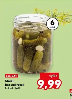 Kaufland Słoiki bez zakrętek 0,5 l 6-pak oferta