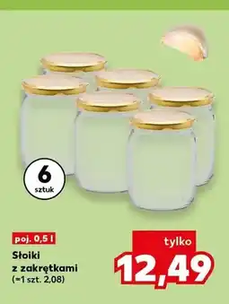 Kaufland Słoiki z zakrętkami 6-pak oferta