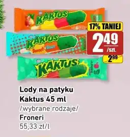 API MARKET Lody na patyku Kaktus Sweet & Sour oferta
