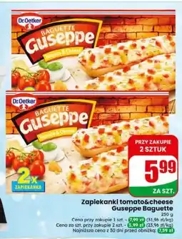 Dino Zapiekanka tomato & cheese Dr. Oetker Guseppe Baguette oferta