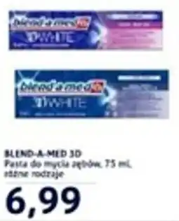 Blue Stop Pasta do mycia zębów Blend-a-med 3D WHITE oferta