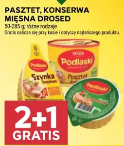 Stokrotka Market PASZTET, KONSERWA MIĘŚNA DROSED oferta