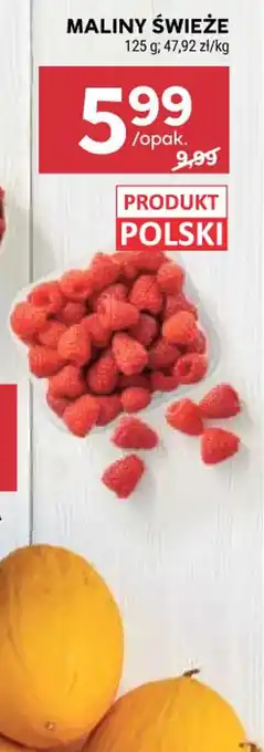 Stokrotka Market Maliny Świeże oferta
