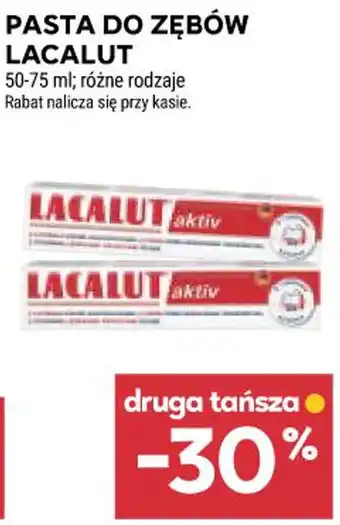 Stokrotka Market Pasta do zębów Lacalut oferta