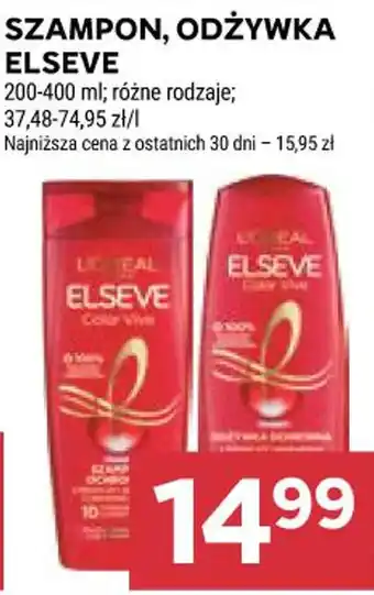 Stokrotka Market Szampon, odżywka Elseve oferta